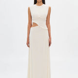 Misha Sierra Jersey Gown | Ivory