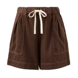 Ceres Life Darcy Relaxed Everyday Short | Chocolate
