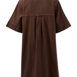 Ceres Life Relaxed Shirt Dress | Chocolate