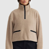 ORTC Addison Sherpa Fleece Quarter Zip | Teddy