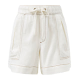 Ceres Life Darcy Relaxed Everyday Short | Ecru Twill