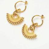 MISSOMA Zenyu Fan Chandelier Hoop Earrings | Gold