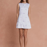 LOVAAN Helena Mini Dress | Lilac