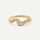 MISSOMA Molten Snow Stacking Ring | Gold