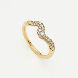 MISSOMA Molten Snow Stacking Ring | Gold