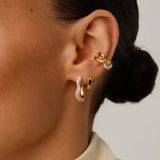 MISSOMA Molten Snow Small Hoop Earrings | Gold