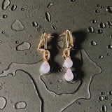 MISSOMA Molten Baroque Pearl Mismatch Large Drop Earrings | Gold
