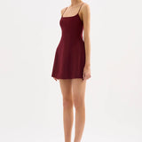 NiLS by NUDE LUCY Dilara Mini Dress | Cherry