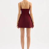 NiLS by NUDE LUCY Dilara Mini Dress | Cherry