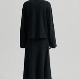 Second Female Neva Knit Skirt | Grey Melange