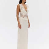 Third Form Visions Lace Floor Length Dress | Buttercream (PRE-ORDER)