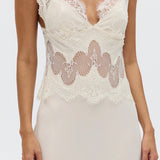 Third Form Visions Lace Floor Length Dress | Buttercream (PRE-ORDER)