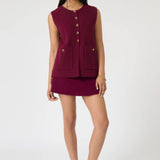 ONTE Helena Gilet | Plum