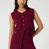 ONTE Helena Gilet | Plum
