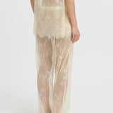 Blanca Riven Pants | Cream