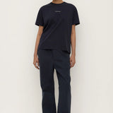 Womens Atelier Logo Tee True Navy/White (PRE-ORDER)