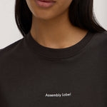 Womens Atelier Logo Tee Washed Black