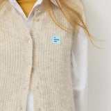 American Vintage East Knit Gilet | Powder Melange