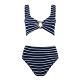 Hunza G Nadine Bikini | Navy/White