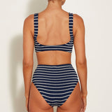 Hunza G Nadine Bikini | Navy/White