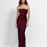 Effie Kats Indira Gown | Wine (PRE-ORDER)