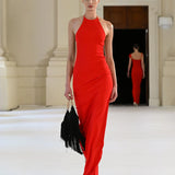 Effie Kats Jett Gown | Cherry Red (PRE-ORDER)