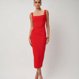 Effie Kats Marbella Dress | Cherry Red
