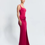 Effie Kats Merle Gown | Raspberry (PRE-ORDER)