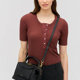 Oroton Mica Bowler | Black (PRE-ORDER)