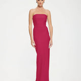 Effie Kats Monroe Gown | Raspberry (PRE-ORDER)