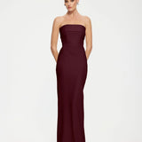 Effie Kats Monroe Gown | Wine