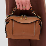 Oroton Mica Mini Bowler | Brandy (PRE-ORDER)