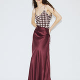 CDC BIAS CUT CAMI LUNA GINGHAM