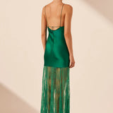 Shona Joy Elle Cowl Neck Maxi Dress | Emerald Green