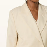 Anine Bing Tiphaine Blazer | Ecru