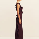 Agnes Ruffle Slip Maxi Dress