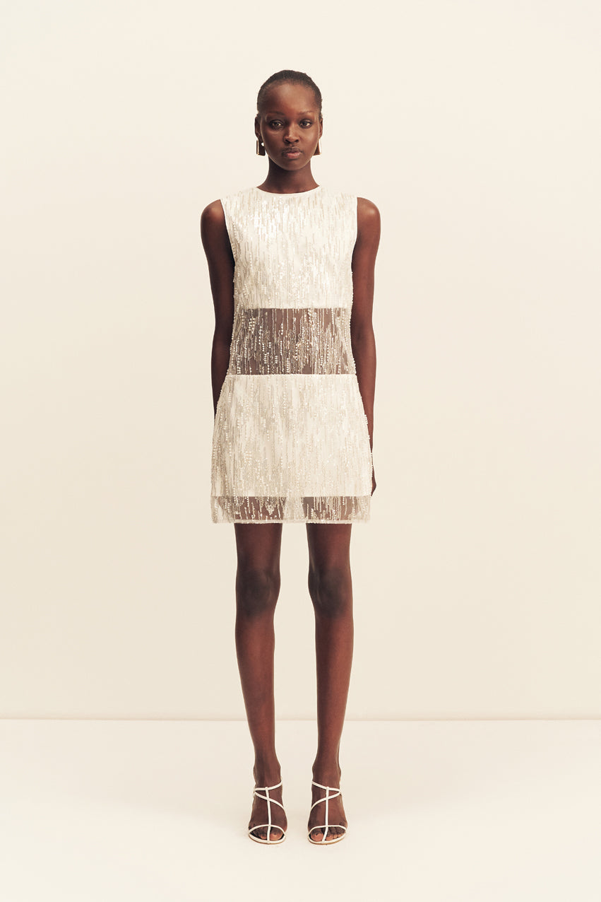 Viva Round Neck Mini Dress