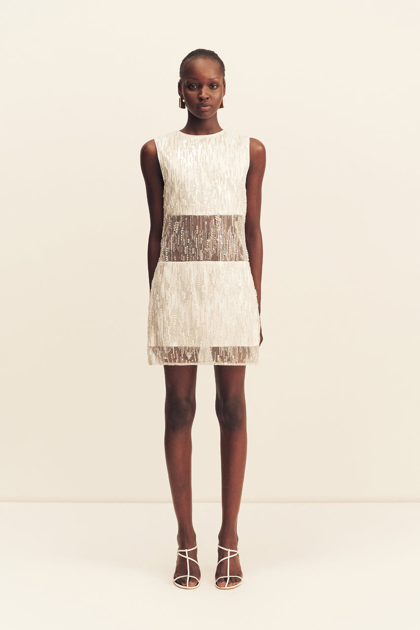 Viva Round Neck Mini Dress