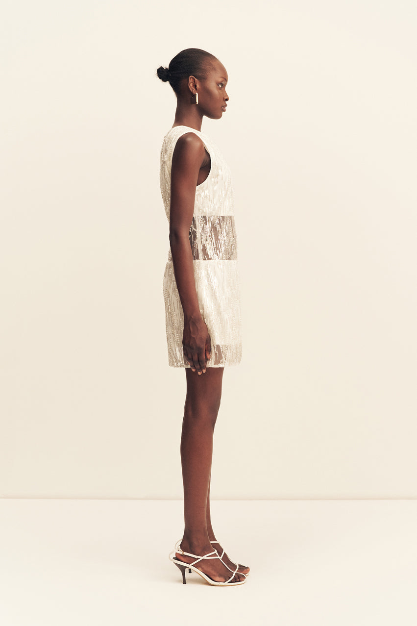 Viva Round Neck Mini Dress