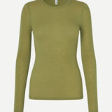Samsoe Samsoe Sadou T-Shirt Long Sleeve | Mosstone