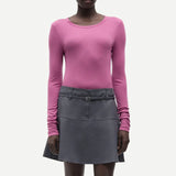 Samsoe Samsoe Sadou T-Shirt Long Sleeve | Red Violet