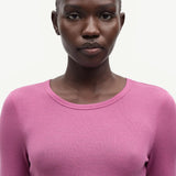 Samsoe Samsoe Sadou T-Shirt Long Sleeve | Red Violet