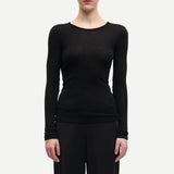 Samsoe Samsoe Sadou T-Shirt Long Sleeve | Black