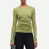 Samsoe Samsoe Sadou T-Shirt Long Sleeve | Mosstone