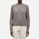 Samsoe Samsoe Boston O-Neck | Grey Blue Melange