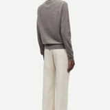 Samsoe Samsoe Boston O-Neck | Grey Blue Melange