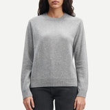 Samsoe Samsoe Boston O-Neck | Grey Melange