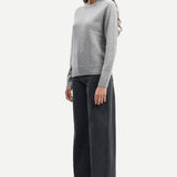 Samsoe Samsoe Boston O-Neck | Grey Melange