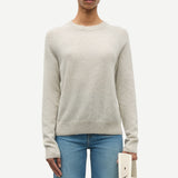 Samsoe Samsoe Boston O-Neck | Overcast Melange (PRE-ORDER)