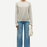 Samsoe Samsoe Boston O-Neck | Overcast Melange (PRE-ORDER)